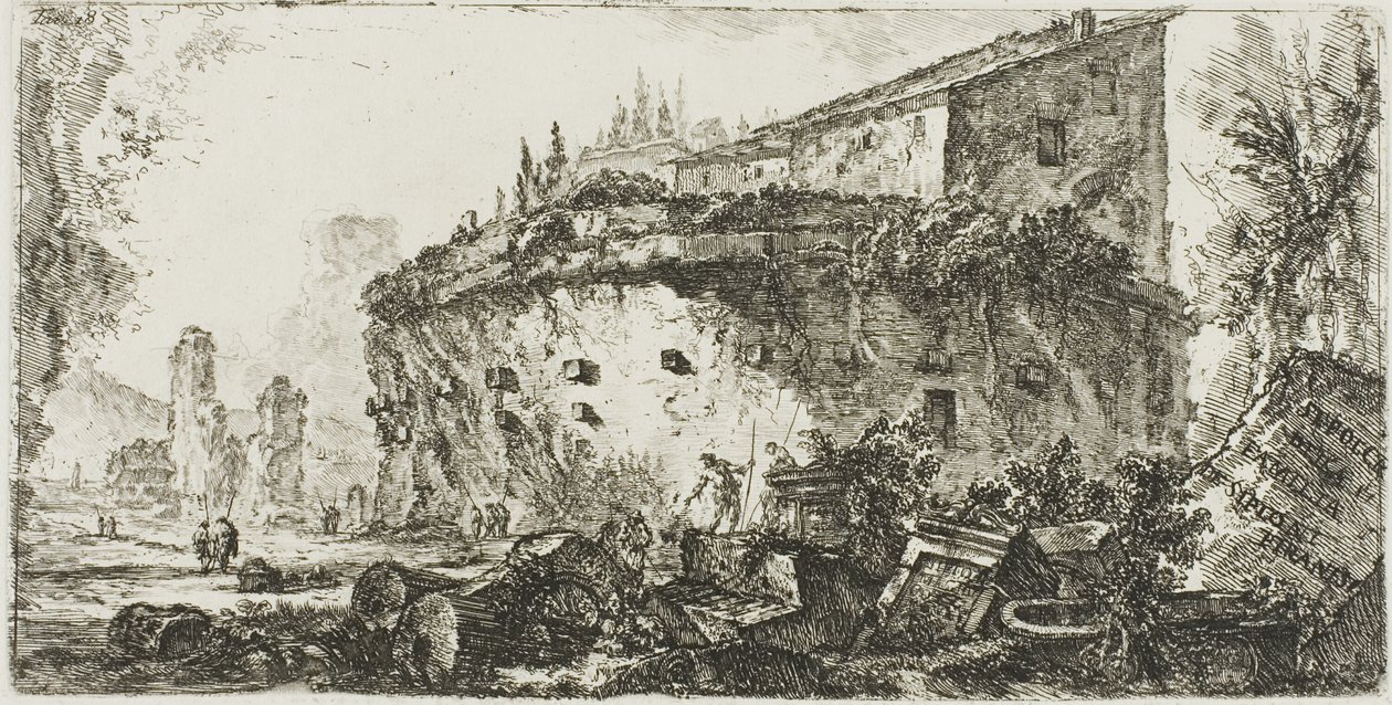Scipiók sírja, 18. tábla a Diadalívek és más boltívek néhány nézetéből alkotó: Giovanni Battista Piranesi