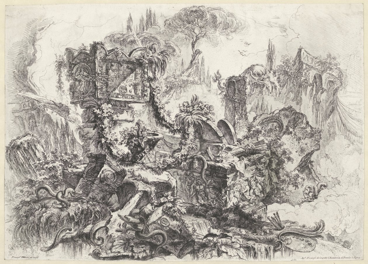 Nero sírjai Dekoratív szeszélyek (korábbi sorozatcím) Groteszkek (sorozat címe) alkotó: Giovanni Battista Piranesi