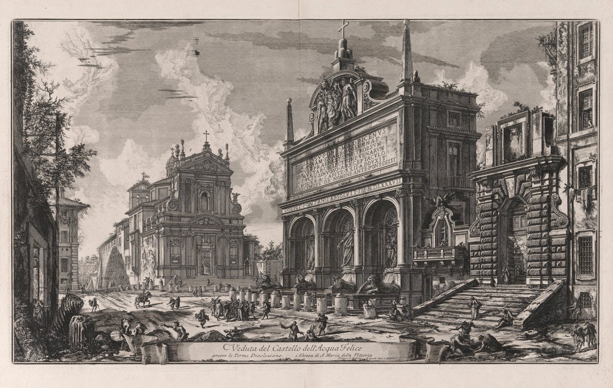 Kilátás a várra alkotó: Giovanni Battista Piranesi
