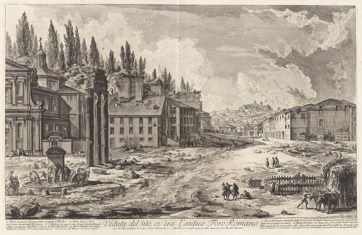 Az oldal nézete, ov alkotó: Giovanni Battista Piranesi