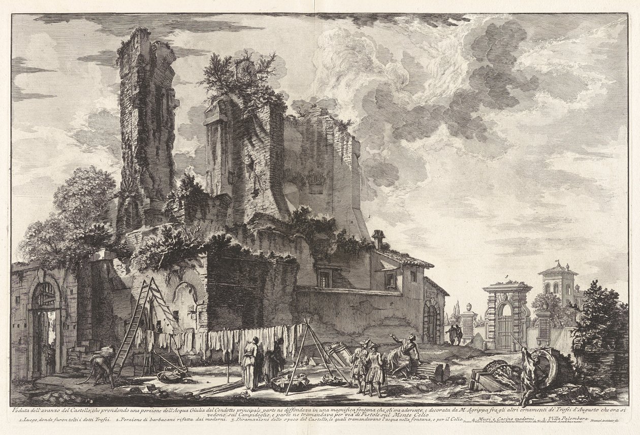 Kilátás a alkotó: Giovanni Battista Piranesi