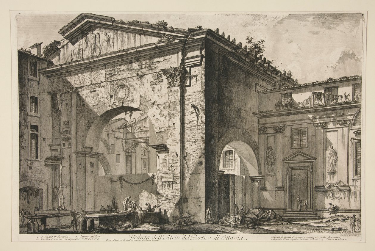 Kilátás a alkotó: Giovanni Battista Piranesi