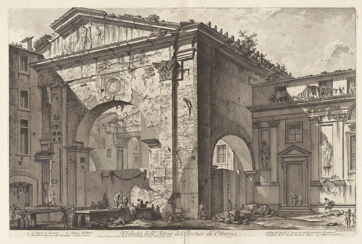 Kilátás a alkotó: Giovanni Battista Piranesi