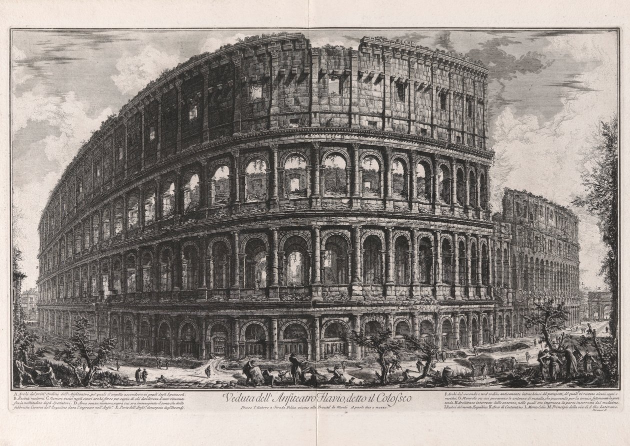Kilátás a alkotó: Giovanni Battista Piranesi