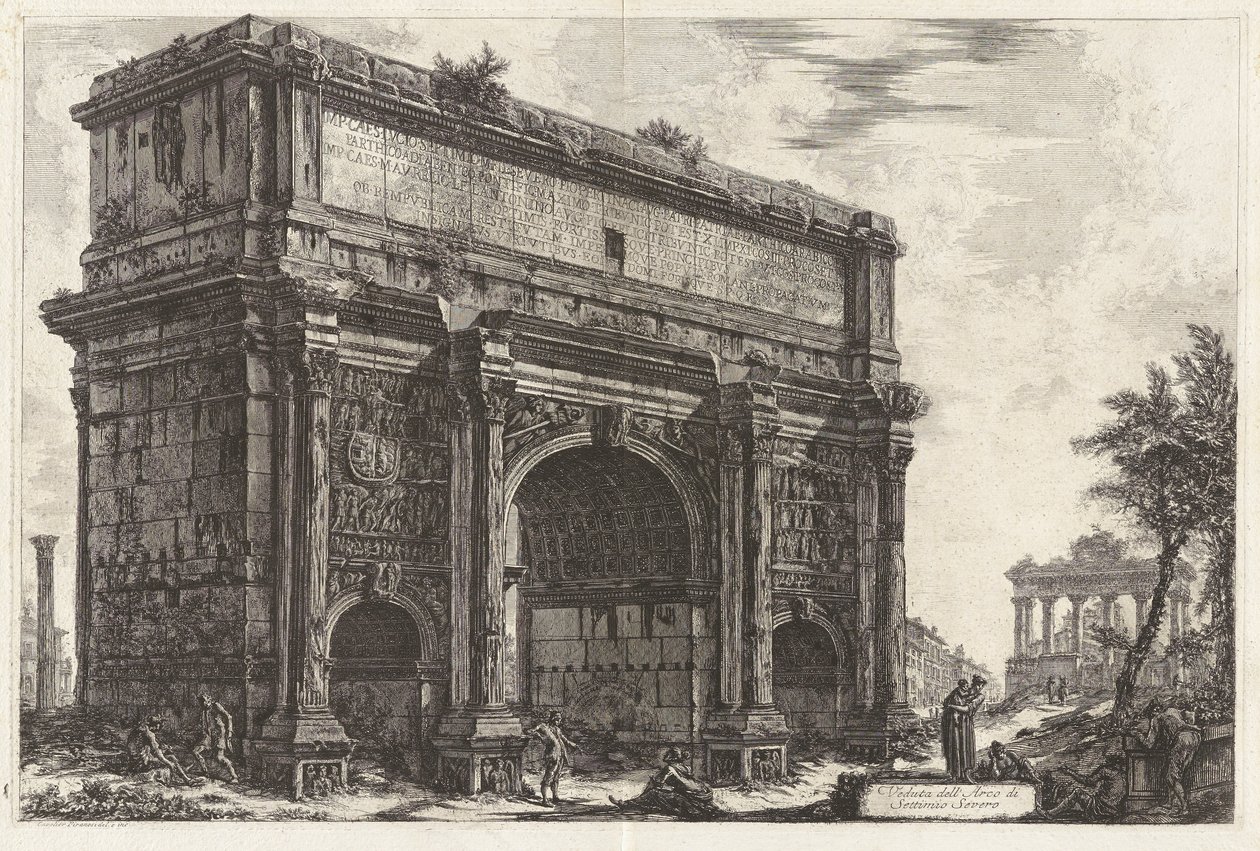 Kilátás a alkotó: Giovanni Battista Piranesi