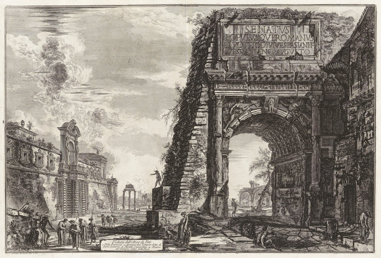Kilátás a alkotó: Giovanni Battista Piranesi