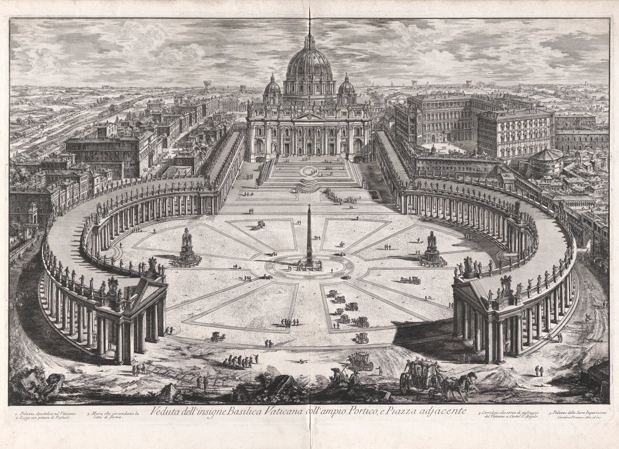 Kilátás a alkotó: Giovanni Battista Piranesi