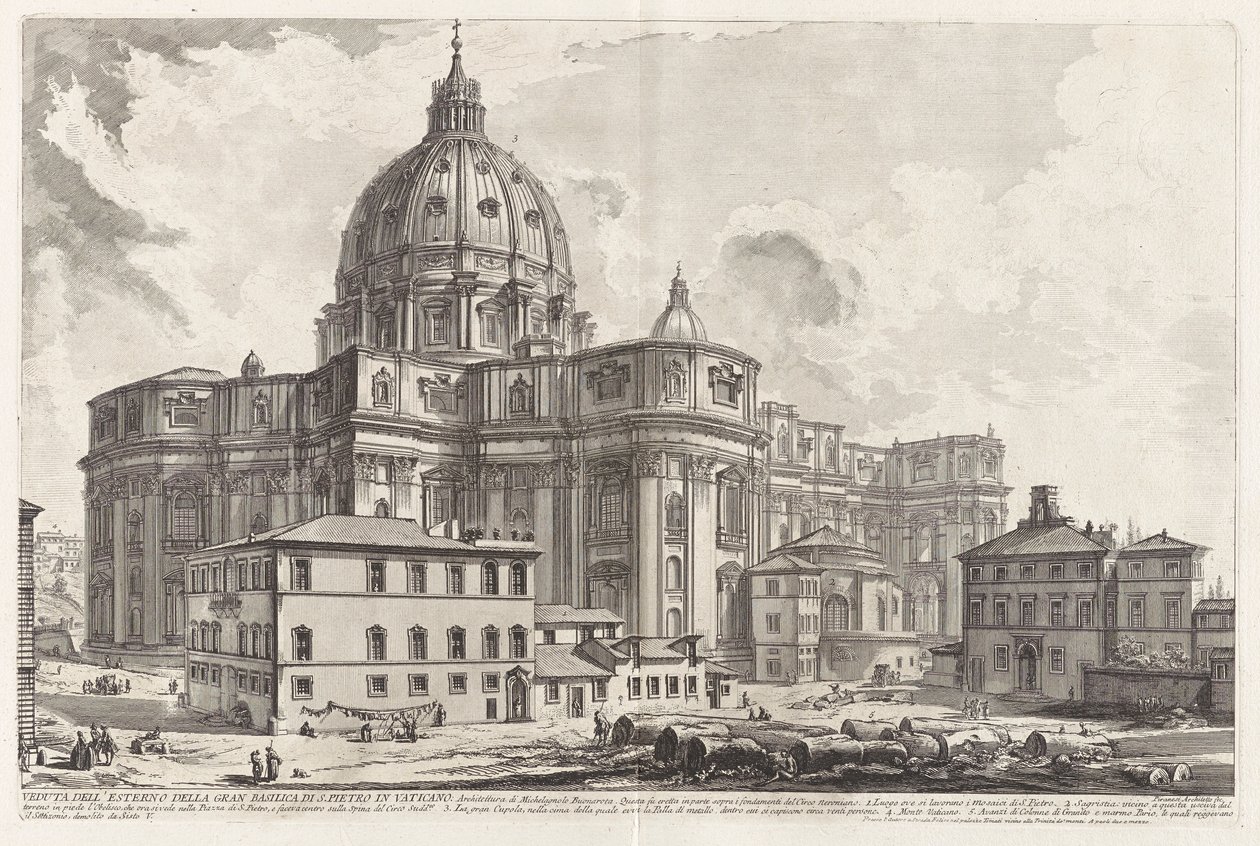 Kilátás a alkotó: Giovanni Battista Piranesi