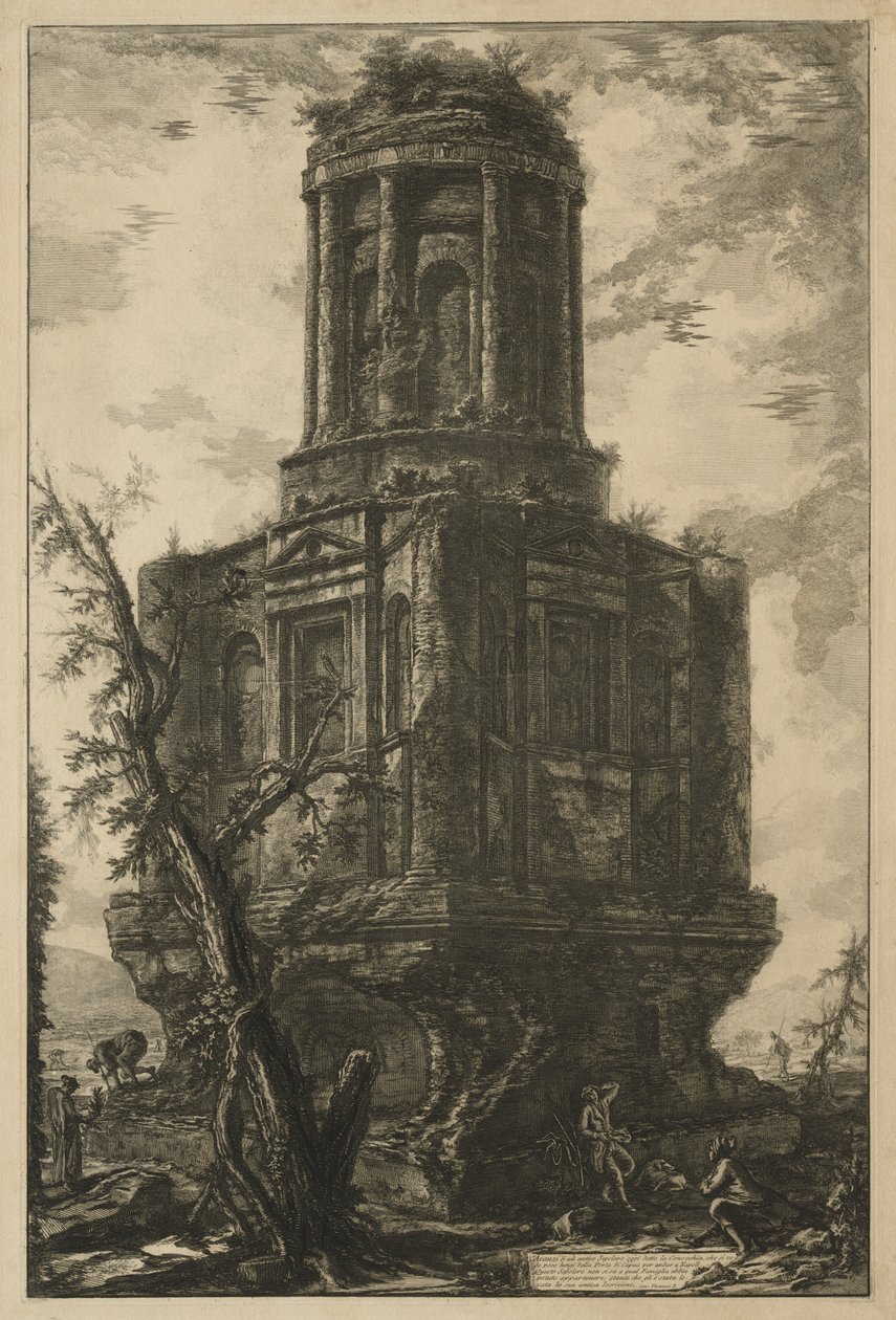 Róma kilátásai: A sír, a La Connocchia alkotó: Giovanni Battista Piranesi