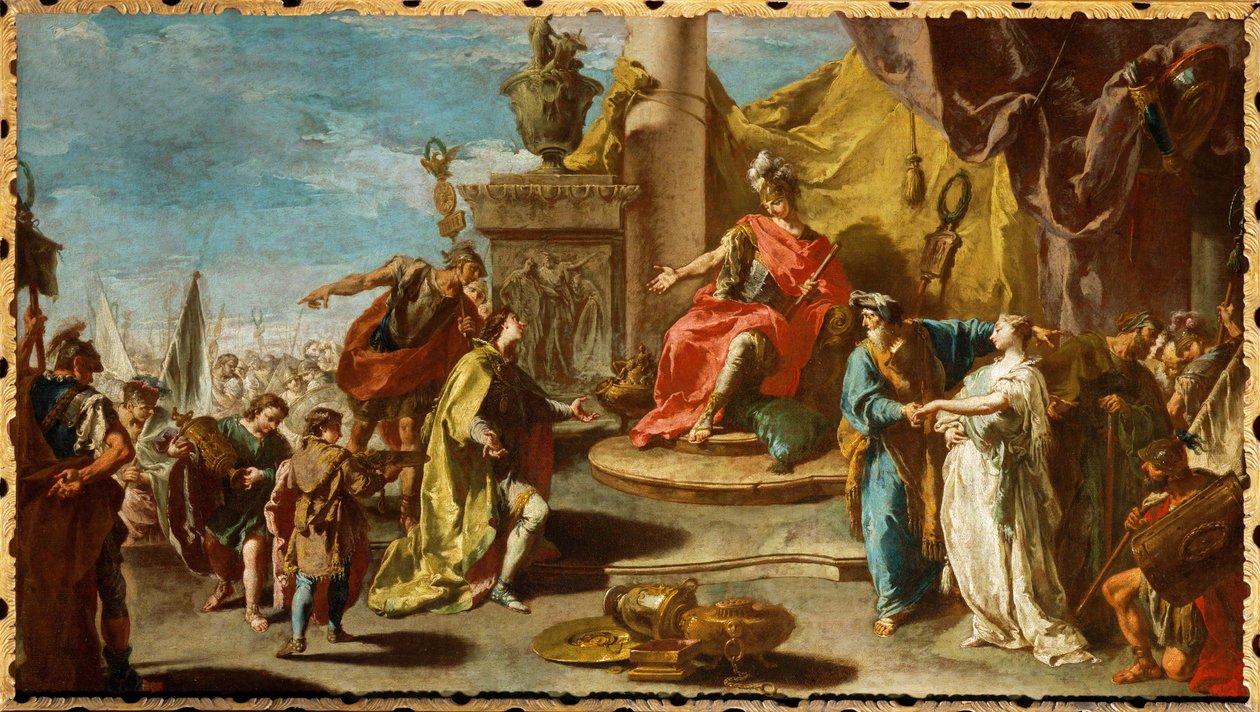 La continence de Scipion - Scipio kontinenciája ... alkotó: Giovanni Battista Pittoni