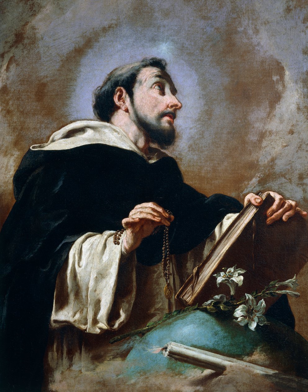 Szent Domonkos, Giovanni Battista Pittoni Younger (1687-1767) alkotó: Giovanni Battista Pittoni