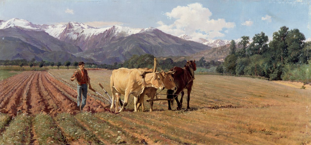 Szántás alkotó: Giovanni Battista Quadrone