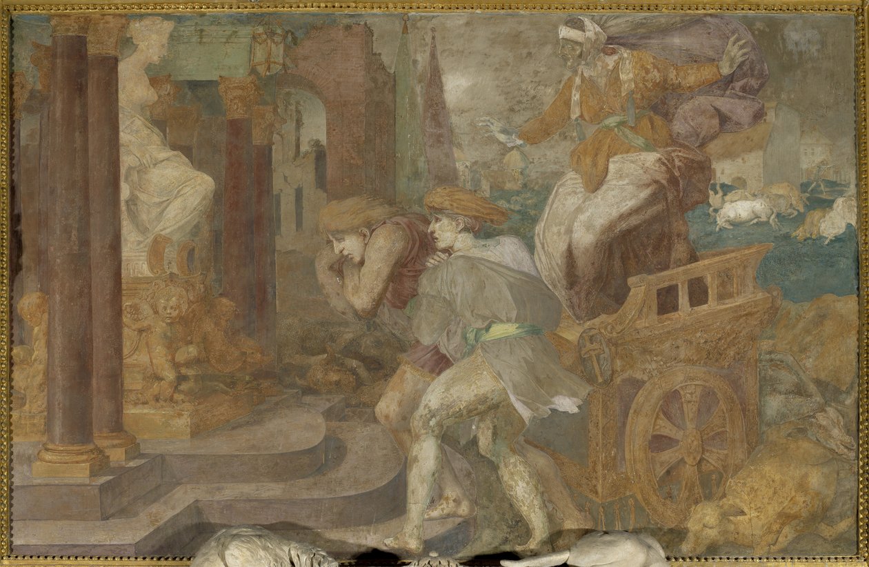 Kleobisz és Biton alkotó: Giovanni Battista Rosso Fiorentino