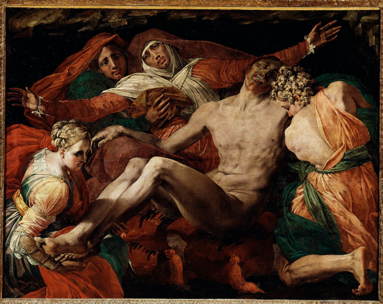 Pieta (festmény alkotó: Giovanni Battista Rosso Fiorentino