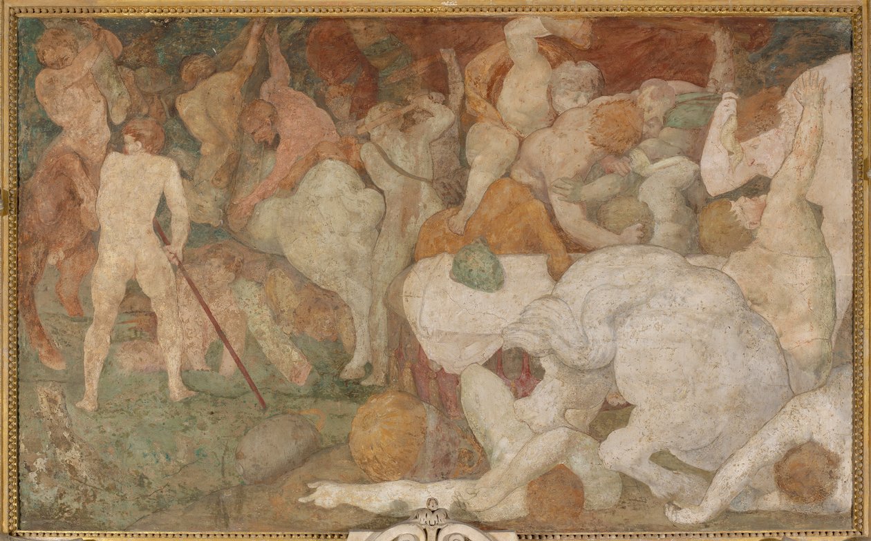 A kentaurok és a lapithok csatája alkotó: Giovanni Battista Rosso Fiorentino