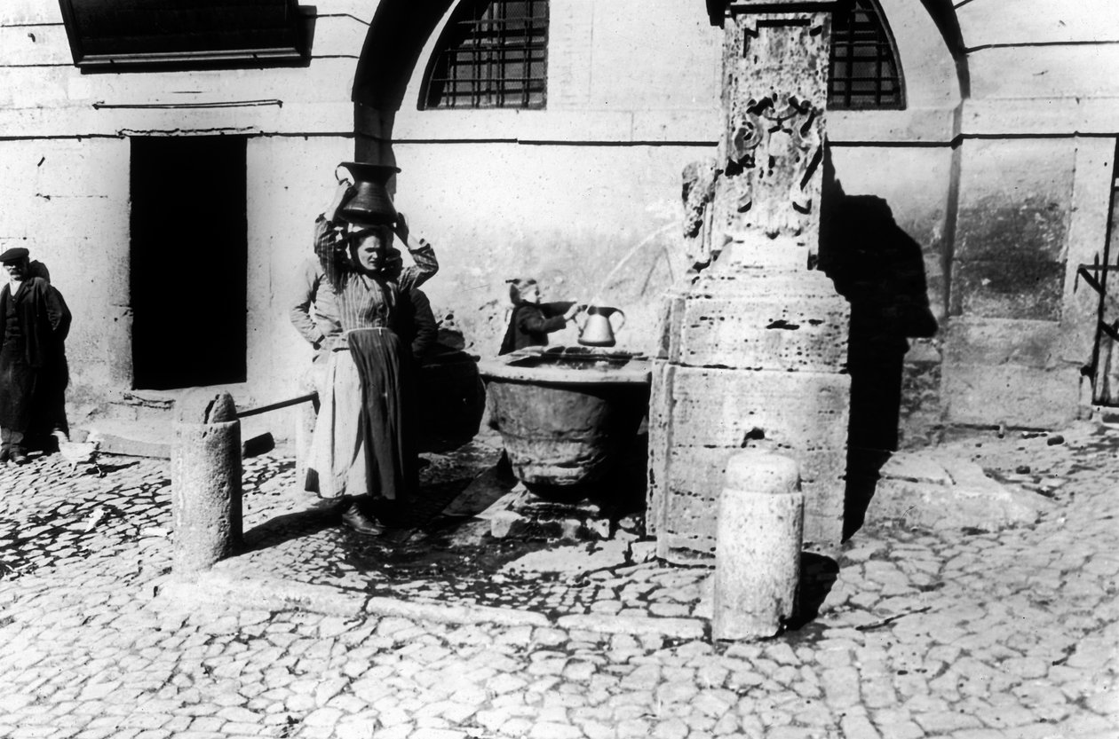 Nők a szökőkútnál alkotó: Giovanni Battista Simone Unterveger