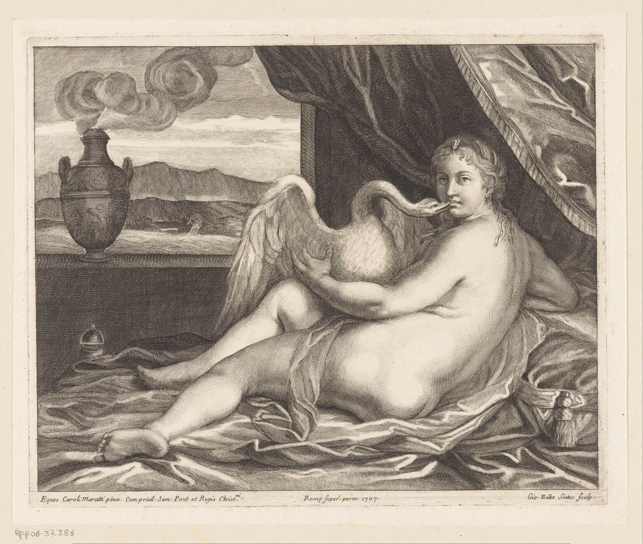 Léda és a hattyú alkotó: Giovanni Battista Sintes