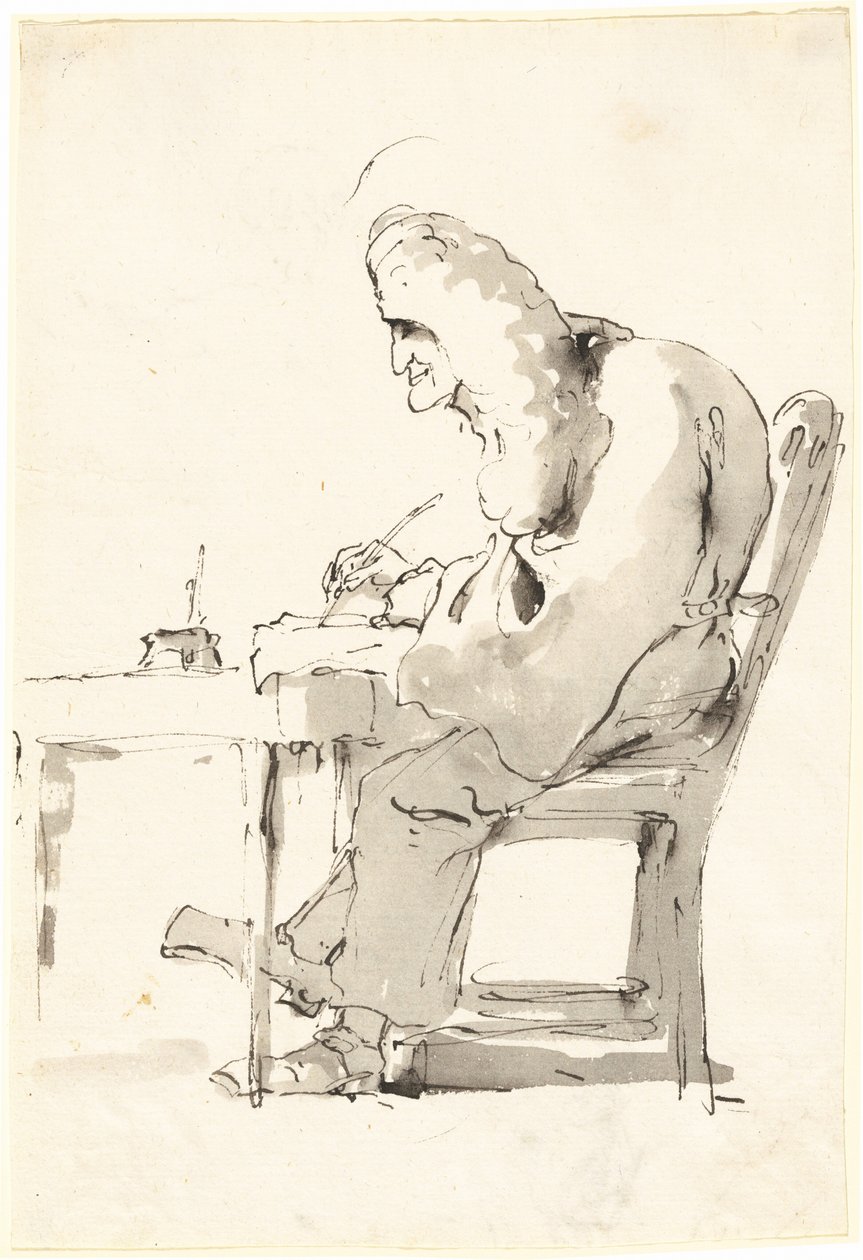 Velencei ügyvéd az íróasztalánál alkotó: Giovanni Battista Tiepolo