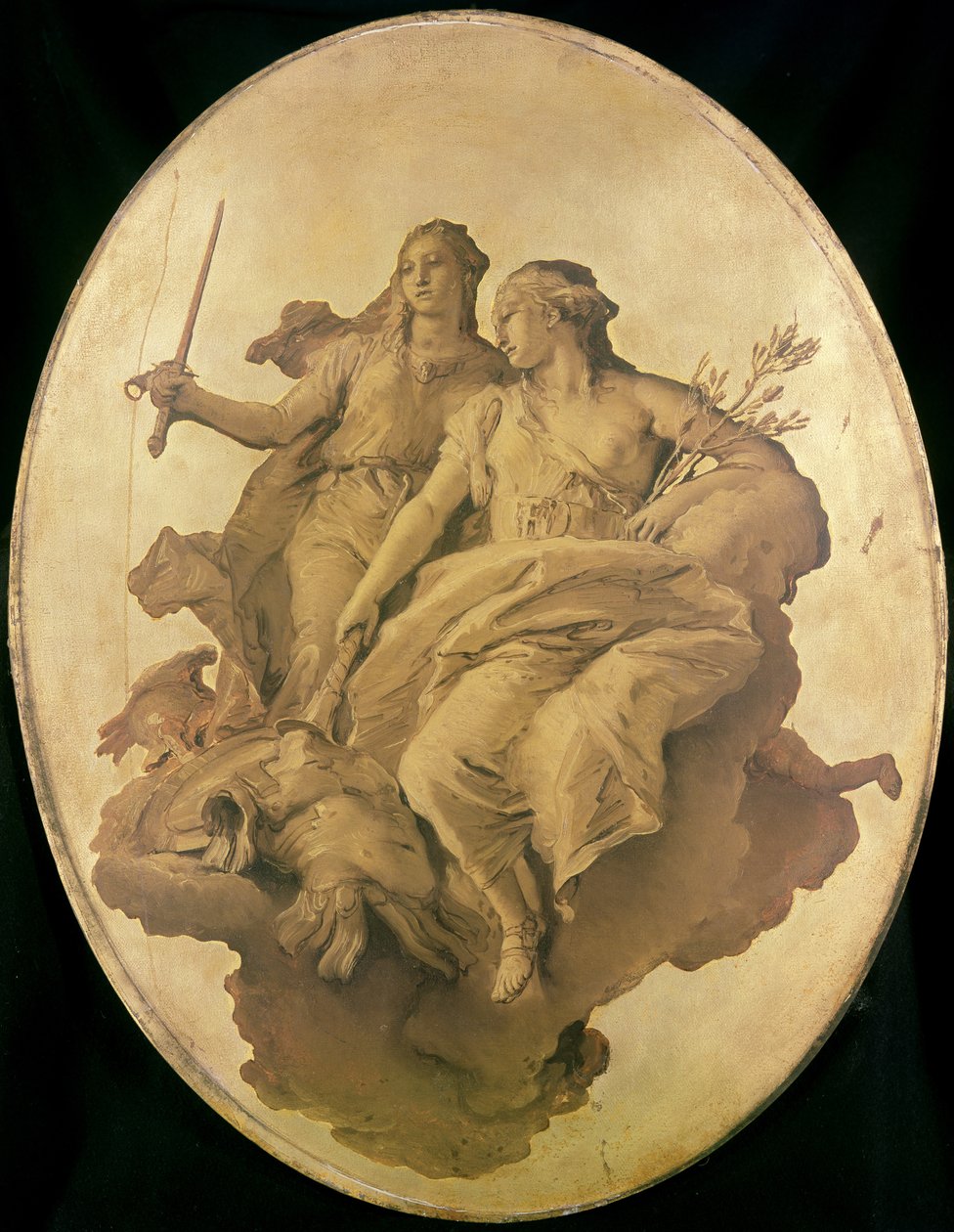 Béke és igazságosság allegóriája alkotó: Giovanni Battista Tiepolo