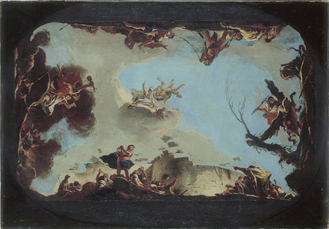 Az ékesszólás erejének allegóriája, 1725 körül alkotó: Giovanni Battista Tiepolo