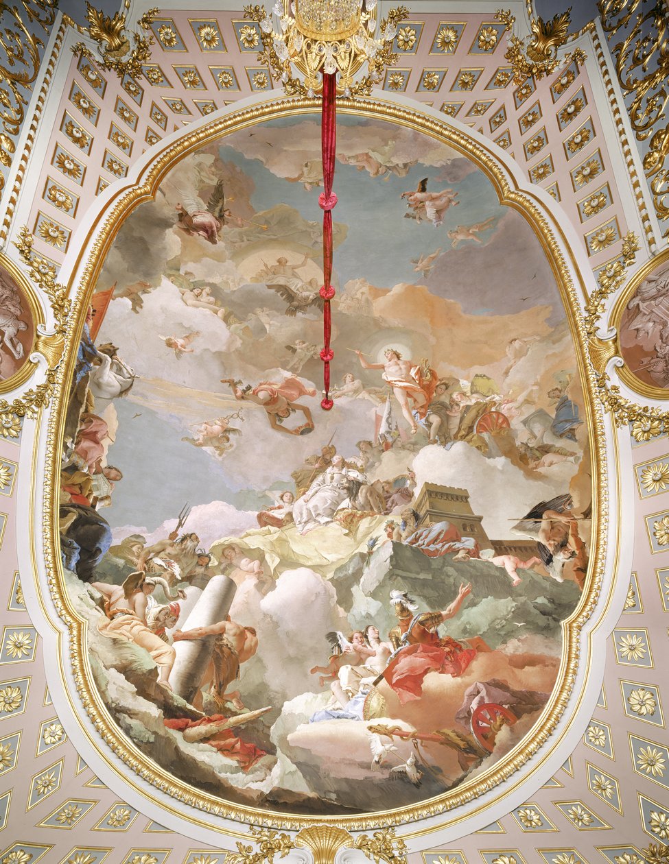 A Spanyol Monarchia apoteózisa alkotó: Giovanni Battista Tiepolo