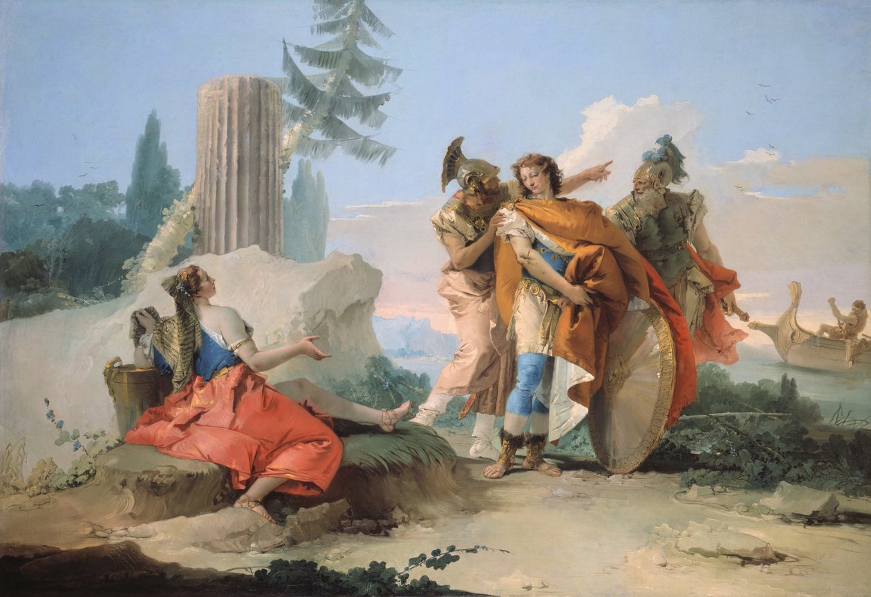 Armida elhagyott Rinaldo alkotó: Giovanni Battista Tiepolo