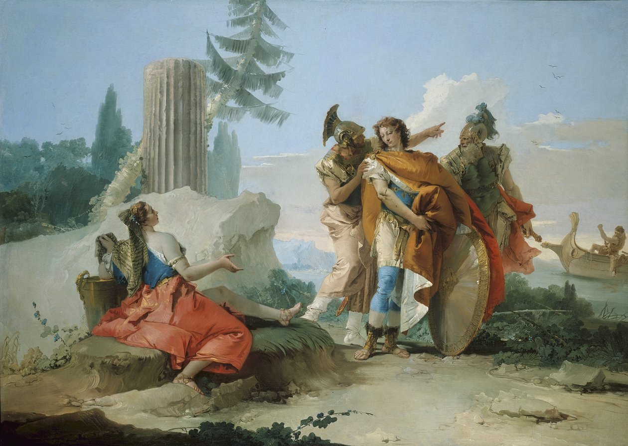Rinaldo által elhagyott Armida, 1742-45 alkotó: Giovanni Battista Tiepolo
