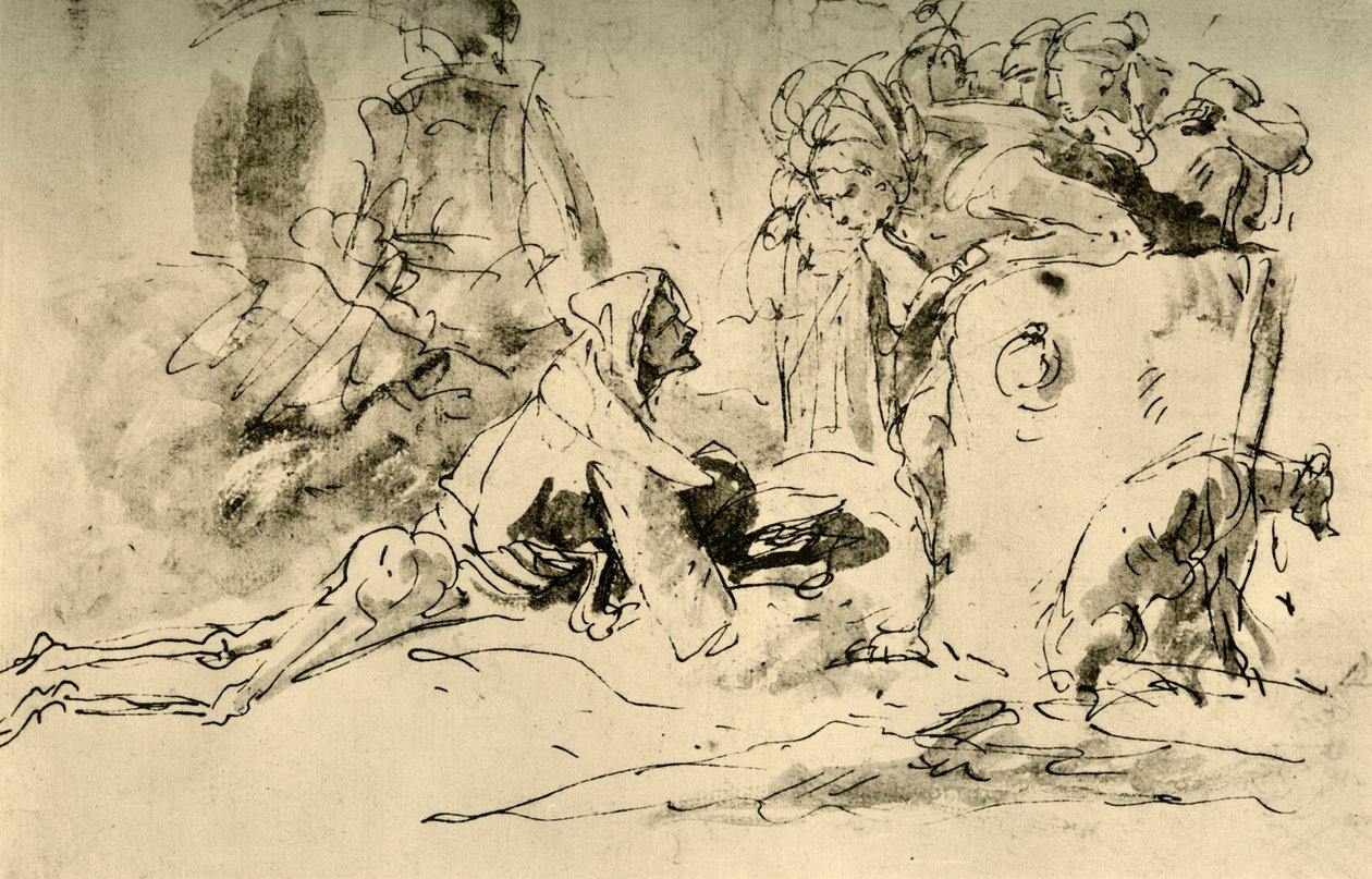 Capriccio, 1740-es évek, 1928 alkotó: Giovanni Battista Tiepolo