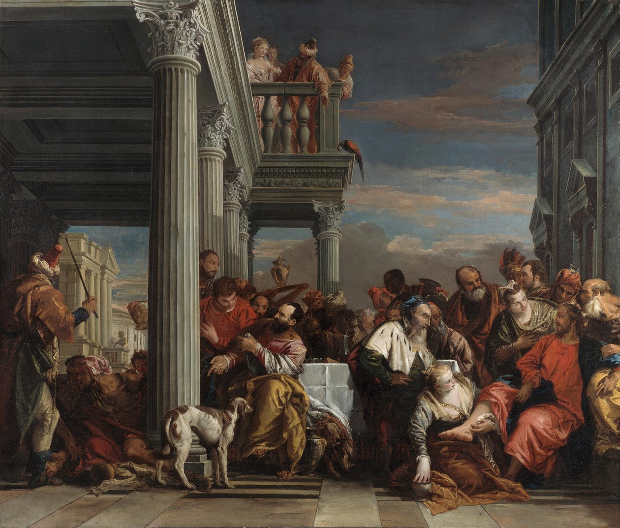 Christus im Haus des Simon des Pharisäers alkotó: Giovanni Battista Tiepolo
