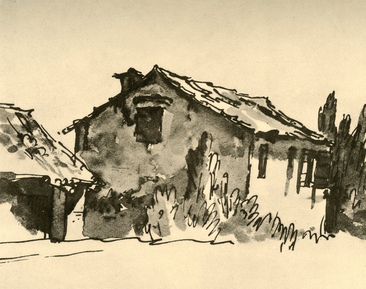 Tájház, 18. század közepe, 1928 alkotó: Giovanni Battista Tiepolo
