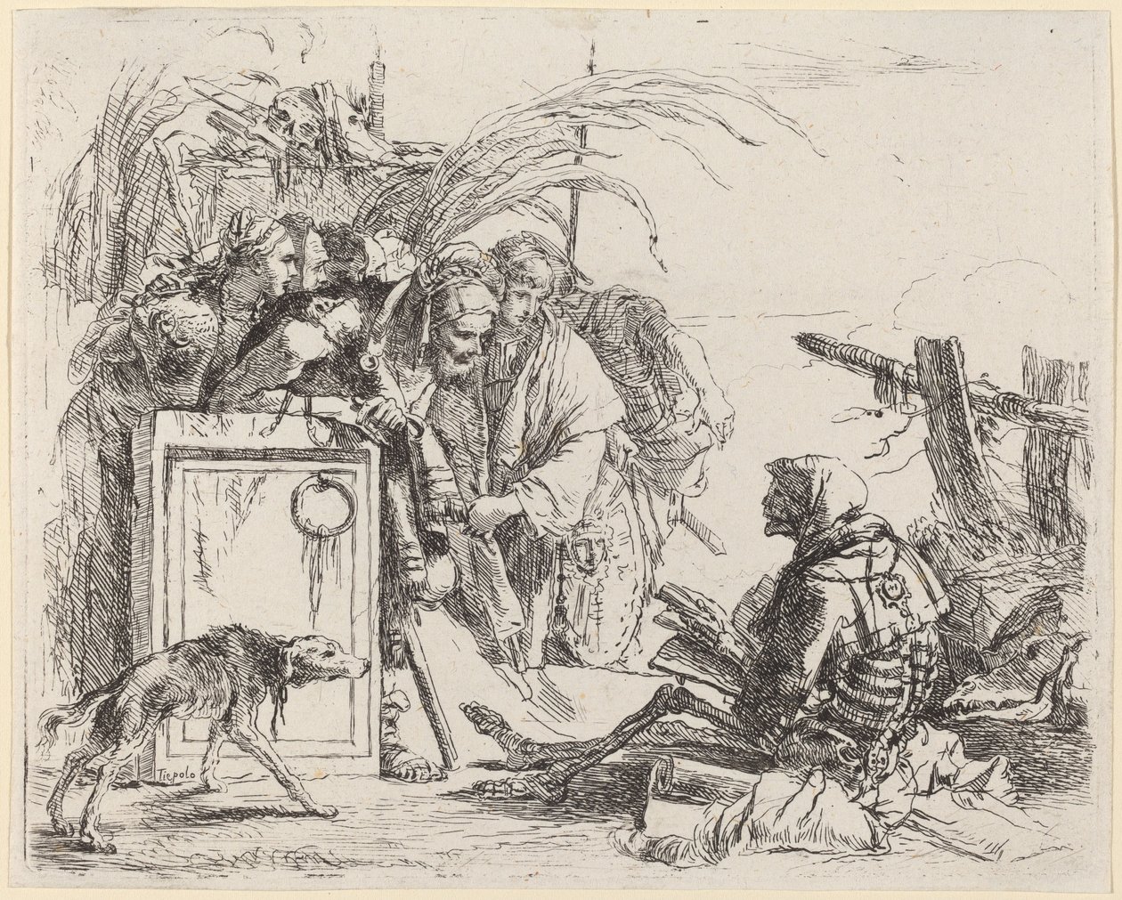 Halált adó közönség alkotó: Giovanni Battista Tiepolo