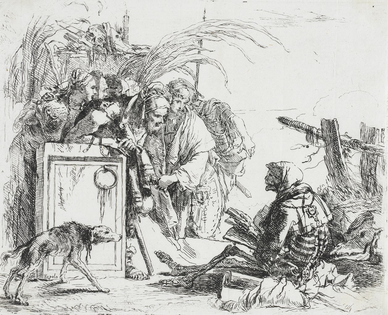 A halál fogadást tart alkotó: Giovanni Battista Tiepolo