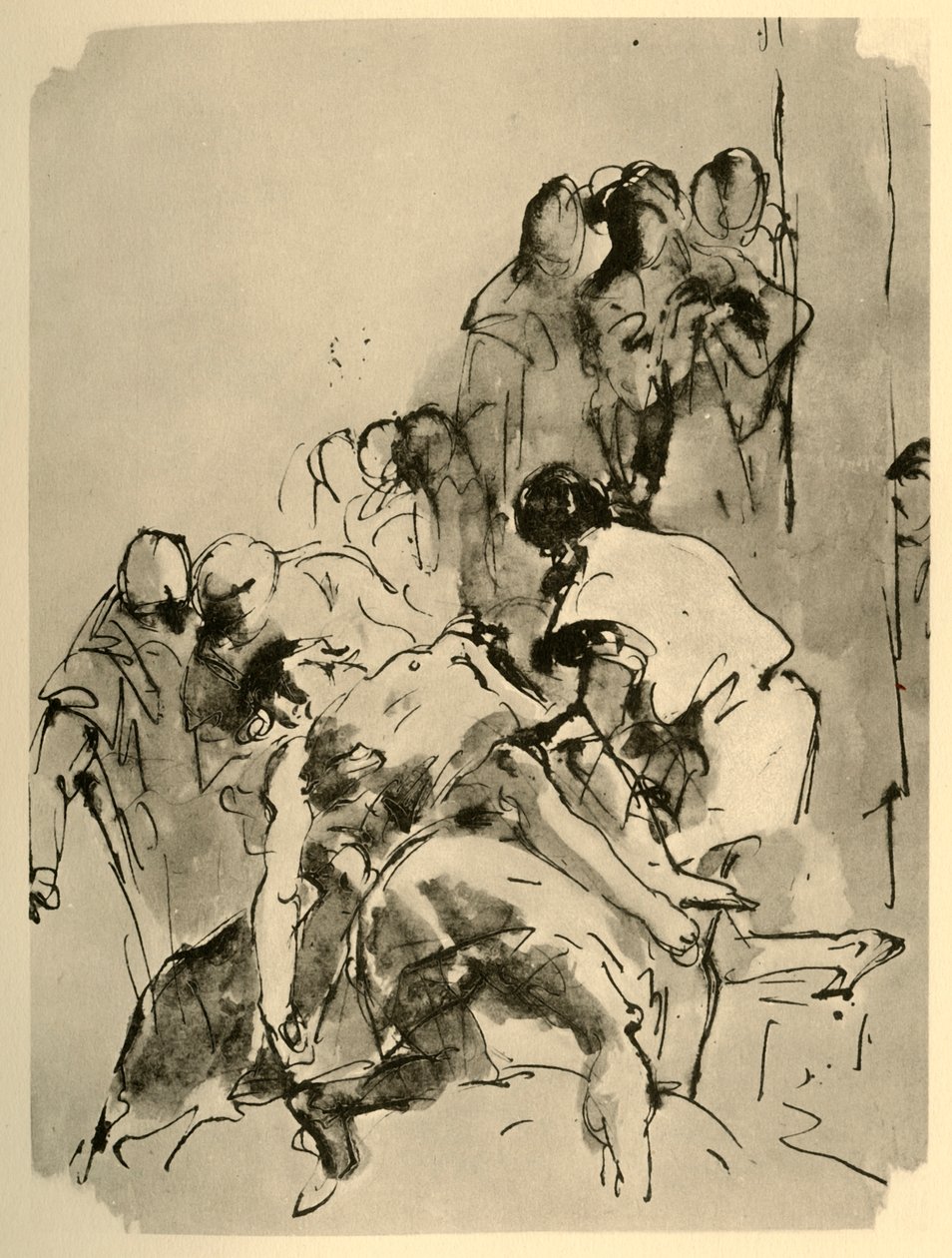 Leszállás a keresztről, 18. század közepe, 1928 alkotó: Giovanni Battista Tiepolo