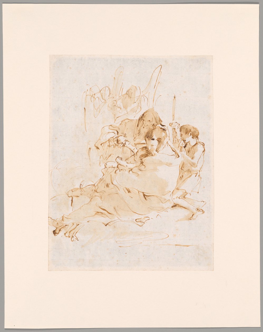 Szent Család Szent Jánossal és két angyallal alkotó: Giovanni Battista Tiepolo