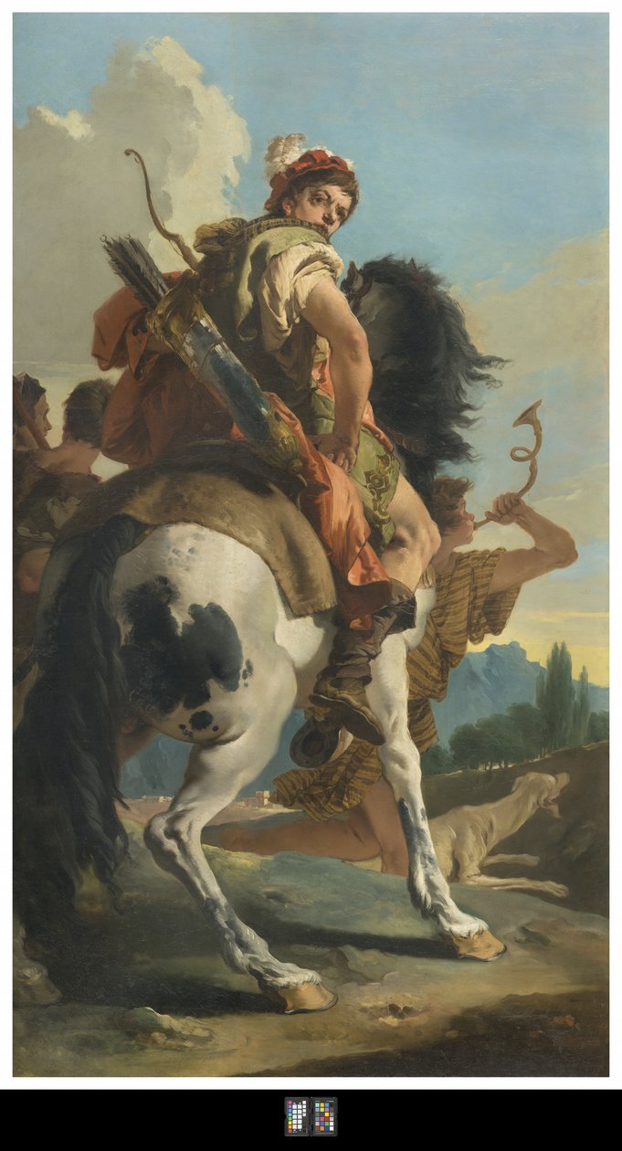 Vadász lóháton, 1718-30 alkotó: Giovanni Battista Tiepolo
