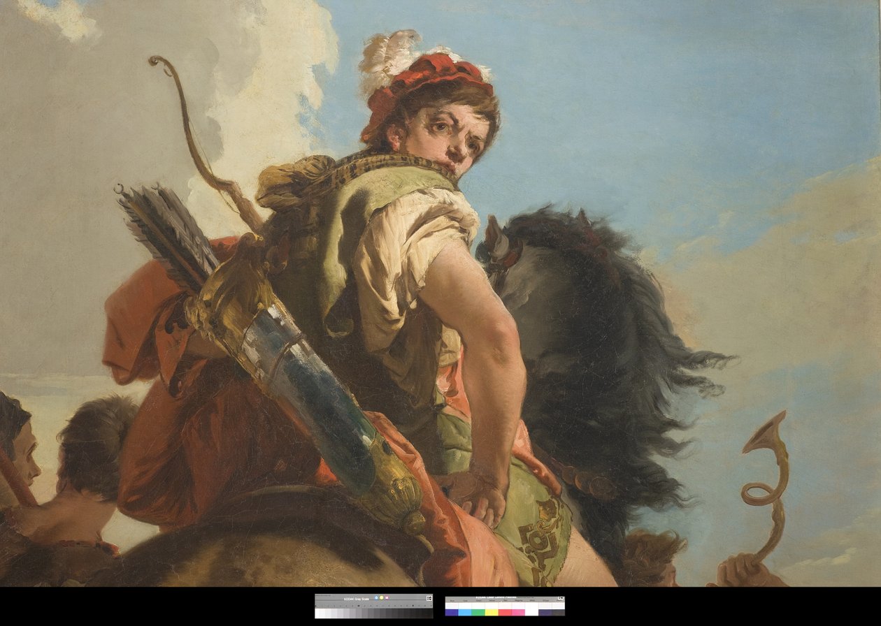 Vadász lóháton, 1718-30 alkotó: Giovanni Battista Tiepolo