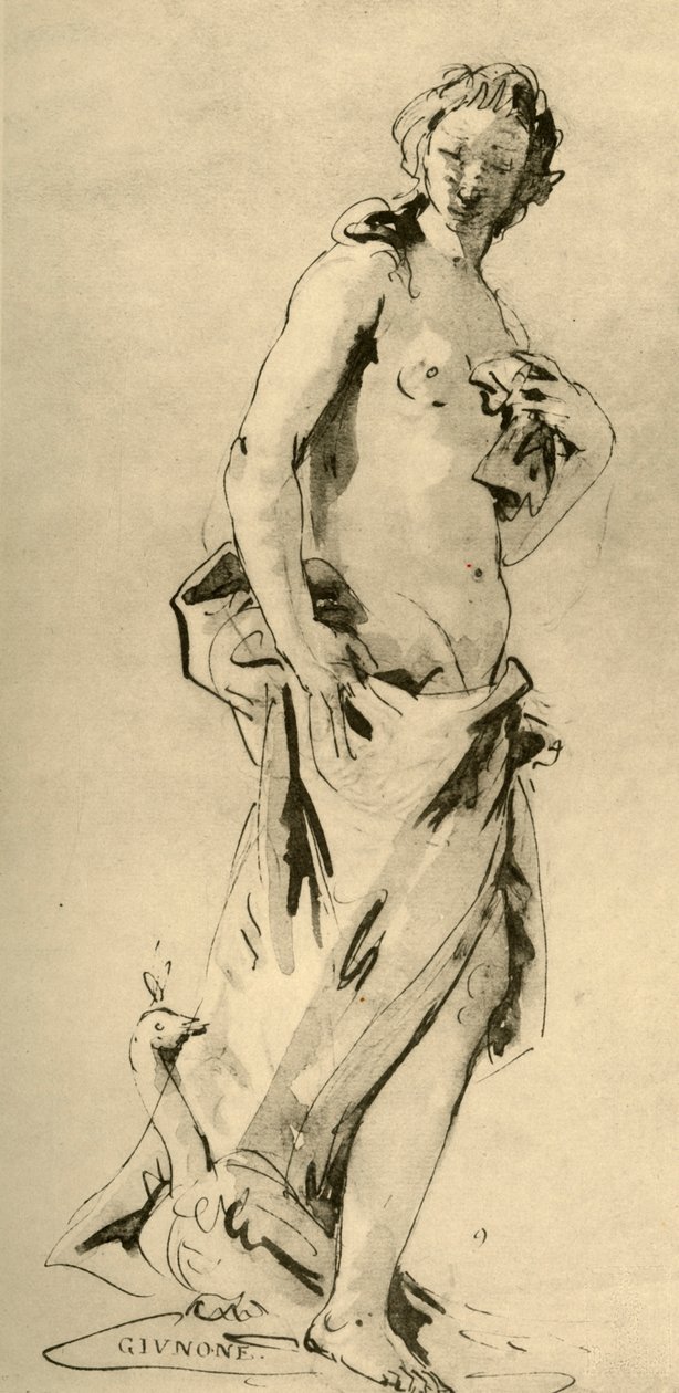 Juno, 18. század közepe, 1928 alkotó: Giovanni Battista Tiepolo