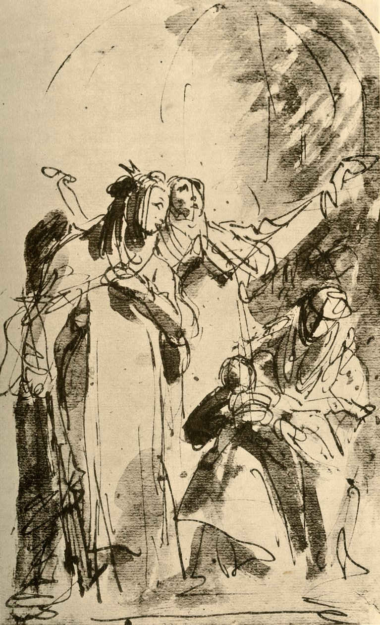 Madonna két női szenttel, 1747-1748, 1928 alkotó: Giovanni Battista Tiepolo