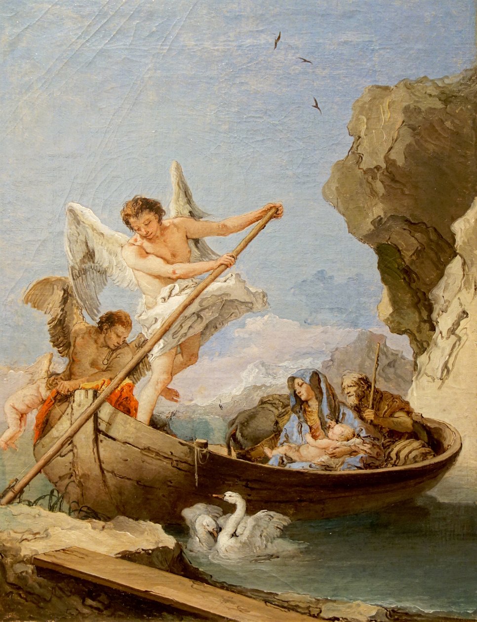 Portugál: Menekülés Egyiptomba Egyiptomban alkotó: Giovanni Battista Tiepolo