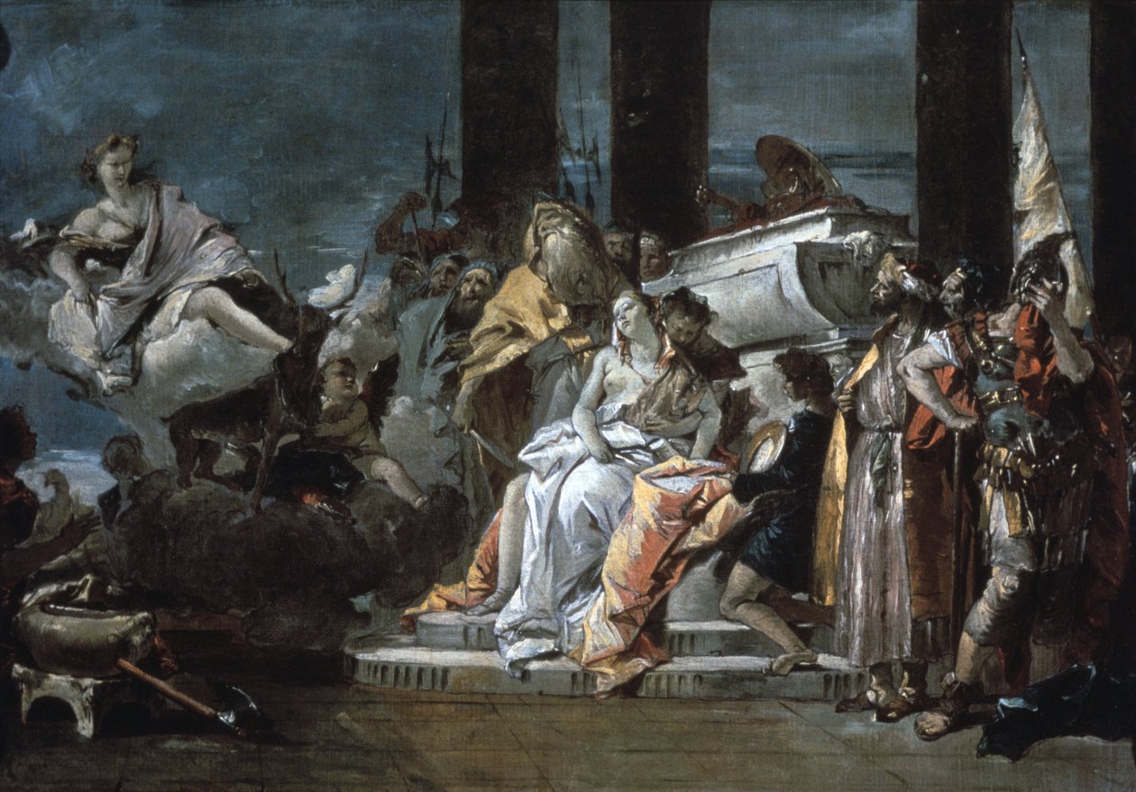 Iphigenia feláldozása, 1735 alkotó: Giovanni Battista Tiepolo