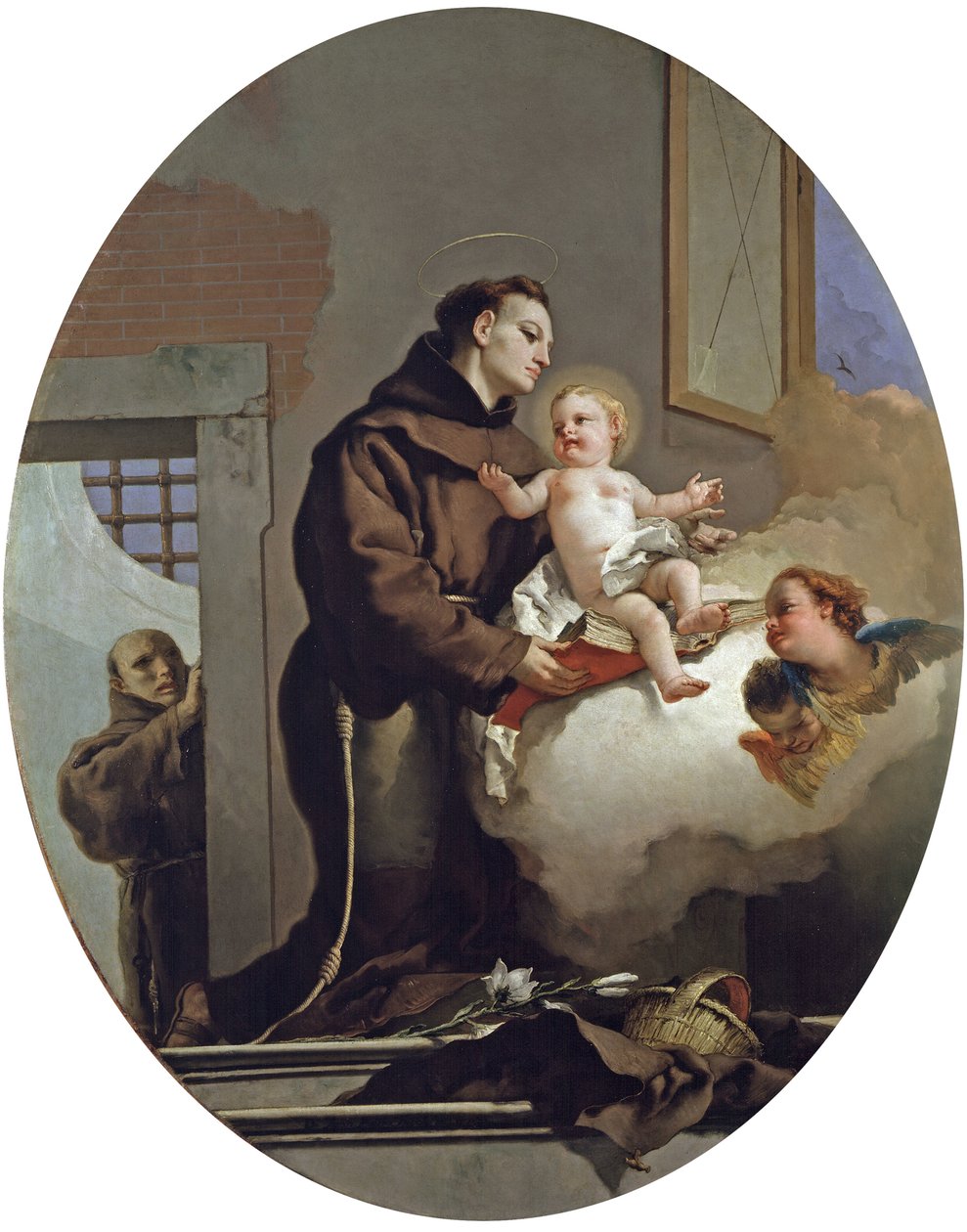 Páduai Szent Antal a kis Jézussal, 1767-69 alkotó: Giovanni Battista Tiepolo