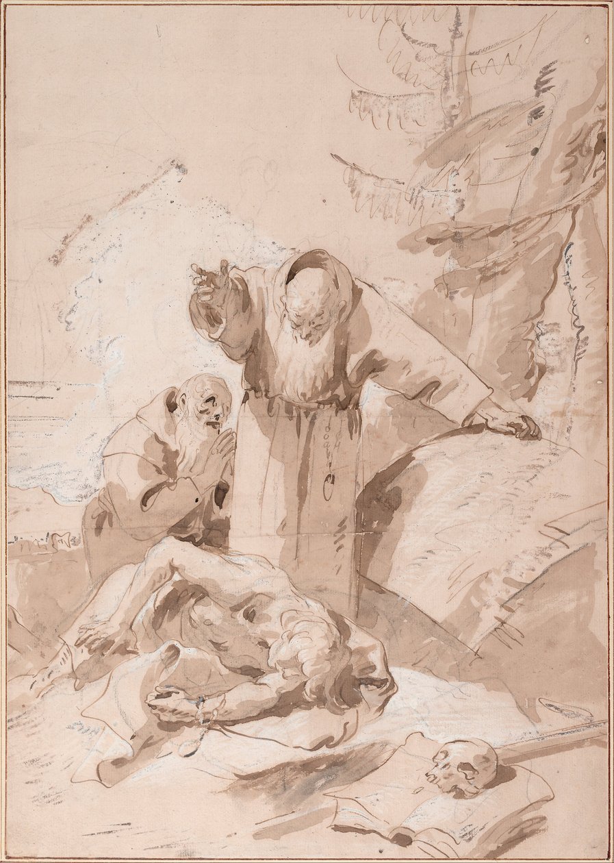 Sigmarigeni Szent Fidelis és Leonessai Szent József alkotó: Giovanni Battista Tiepolo