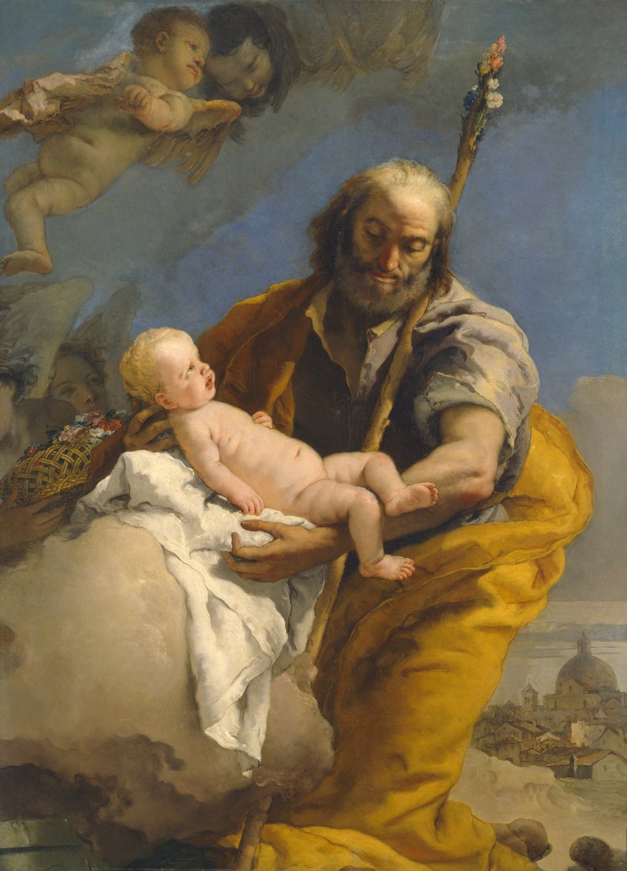 Szent József és a gyermek Krisztus, 176769 alkotó: Giovanni Battista Tiepolo