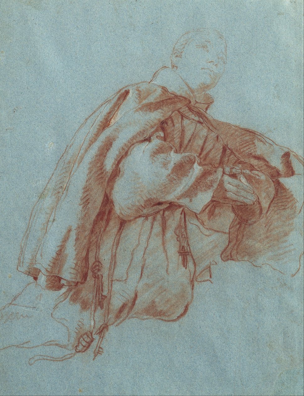 Saint Pascal Baylon alkotó: Giovanni Battista Tiepolo
