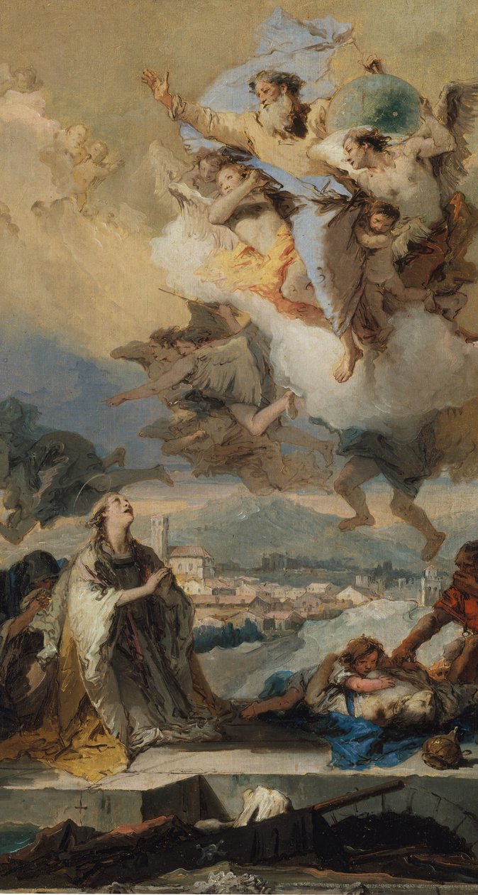 Szent Thekla imádkozik a pestis által sújtottakért, 1758-59. alkotó: Giovanni Battista Tiepolo