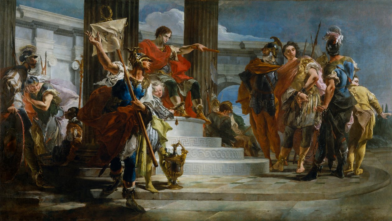 Scipio Africanus felszabadítja Massivát alkotó: Giovanni Battista Tiepolo