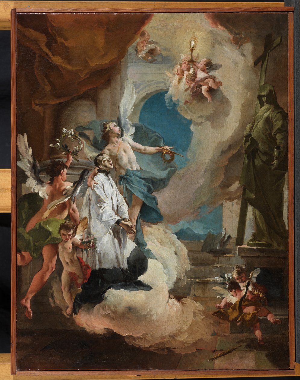 St. Aloysius Gonzaga in Glory, 1726 körül alkotó: Giovanni Battista Tiepolo