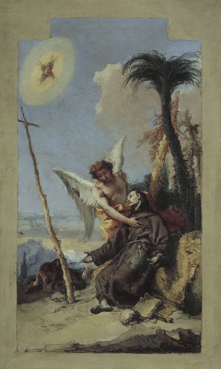 Szent Ferenc megbélyegzése, 1767 alkotó: Giovanni Battista Tiepolo
