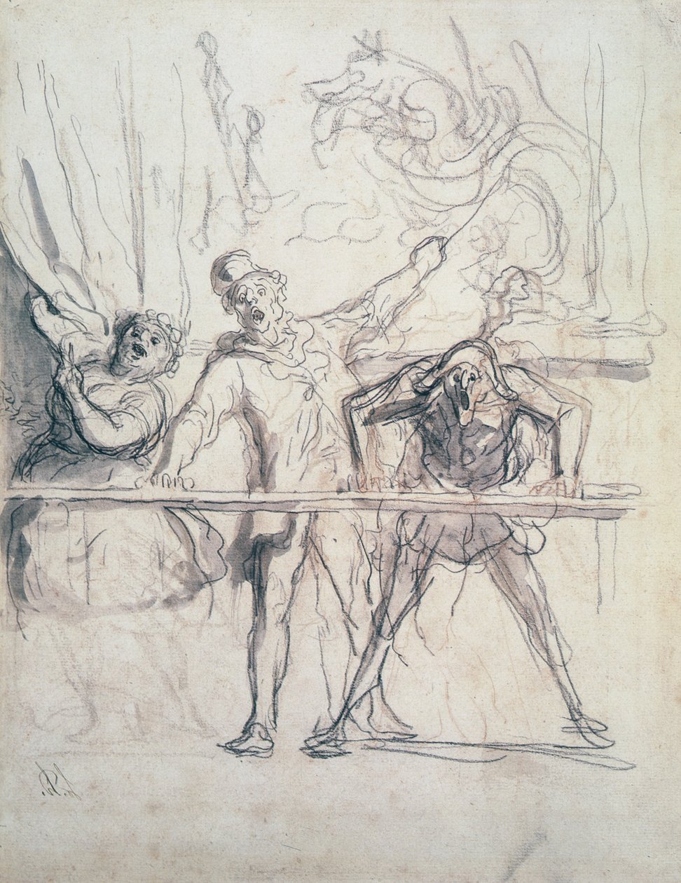 Tanulmány, 18. század. alkotó: Giovanni Battista Tiepolo