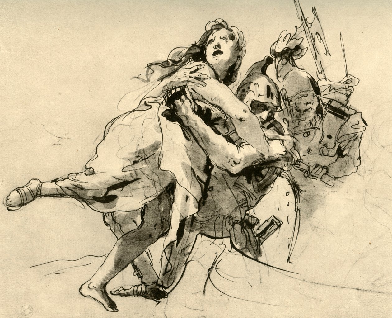 Helen elrablása, 18. század közepe, 1928 alkotó: Giovanni Battista Tiepolo